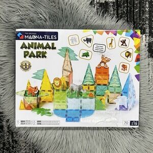 The Original Magna-Tiles Animal Park 70-Pieces Educational Learning NEW SEALED